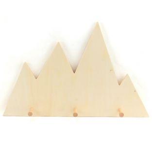 Perchero de madera 45 x 28,5 cm - Montaña