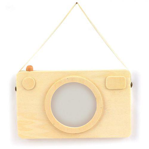 Portafoto in legno - Fotocamera Polaroid 20 x 12 cm