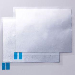 2 hojas metálicas ScanNCut para grabado en relieve 20 x 15,5 cm - Plateado