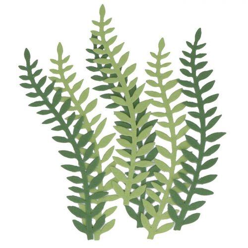 6 paper sheets - Green plants