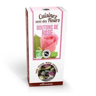 Flores comestibles orgánicas - Botones de rosa 30 g