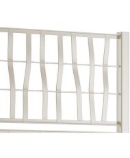 Ethica rectangular flower box 80 cm with chalk trellis