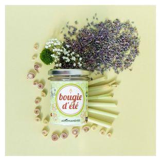 Summer candle - lemongrass & geranium - 30h