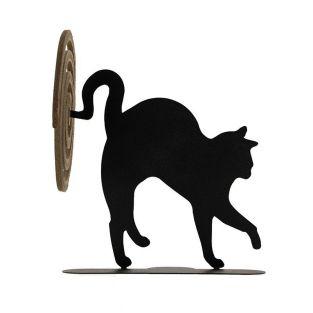 Spiral incense holder - Black cat