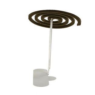 Spiral incense holder - White Snail