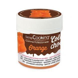 Colorant alimentaire liposoluble Color'choco 5 g - orange