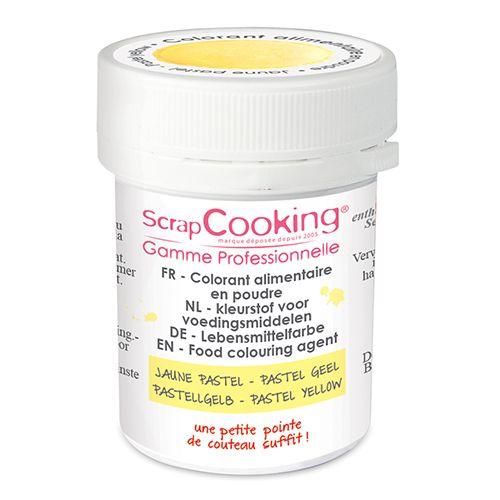 Colorant alimentaire en poudre 10 g - jaune Scrapcooking 