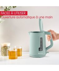 Moulinex Bouilloire électrique 1.7 L, Indicateur 1 tasse, Filtre anticalcaire