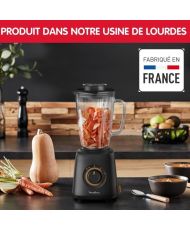 MOULINEX Batidora eléctrica, Diseño ecológico, Smoothie, Batido, Gazpacho, Sopa, 1,75 L, 4 cuchillas, 800 W