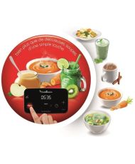 MOULINEX Soup&Plus Heated Blender, Useful capacity 2 L, 5 speeds, Touch screen, Recipe book,