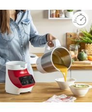 MOULINEX Soup&Plus Heated Blender, Useful capacity 2 L, 5 speeds, Touch screen, Recipe book,