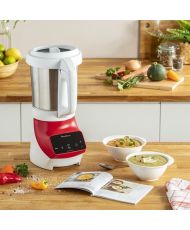 MOULINEX Soup&Plus Heated Blender, Useful capacity 2 L, 5 speeds, Touch screen, Recipe book,