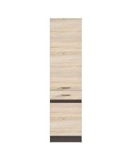 Colonne de cuisine 2 Portes ouverture à droite - 50 x 196 x 46 cm - chêne sonoma