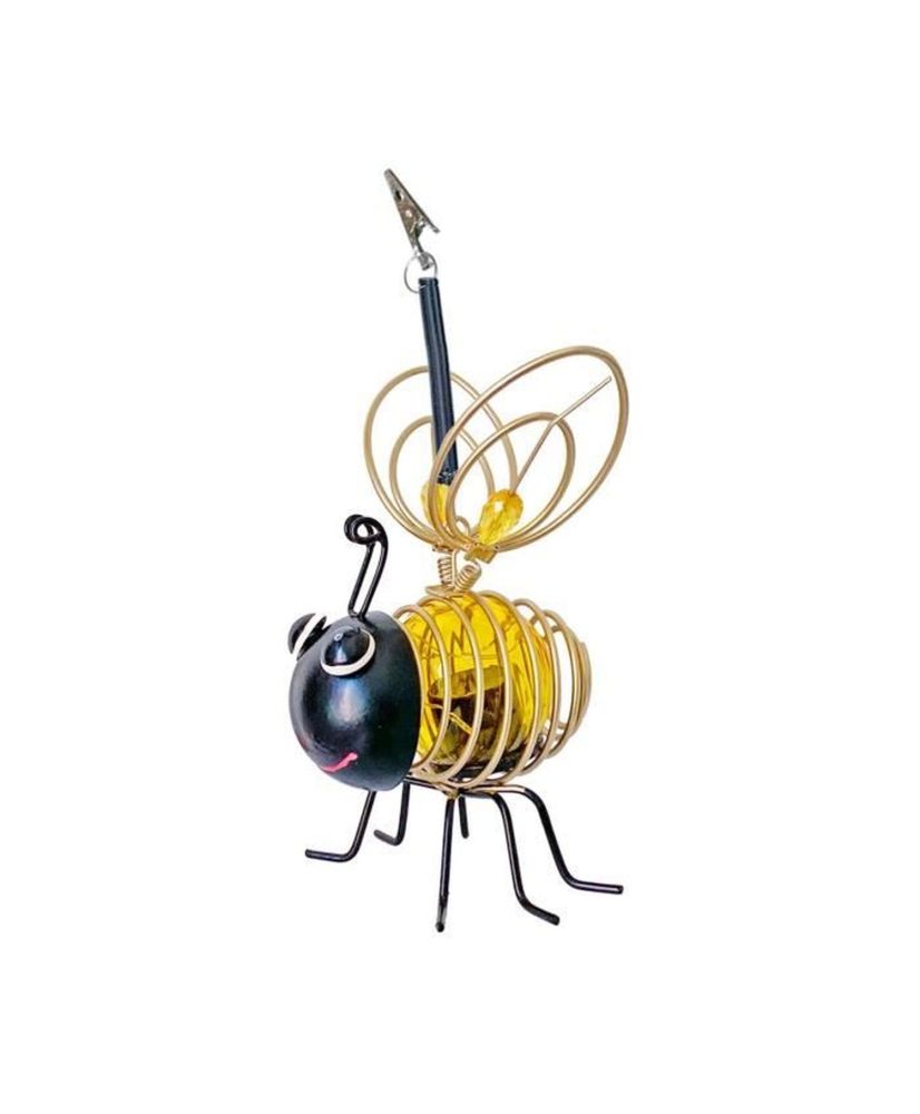 Lampada solare Abeille - GALIX - 4 LED bianchi - 8 ore di illuminazione - Metallo e vetro Lampada solare Abeille - GALIX - 4 LED bianchi - 8 ore di illuminazione - Metallo e vetro