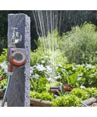 GARDENA Watering programmer – Rotary button – 9V battery not included – Max pressure 12 bar