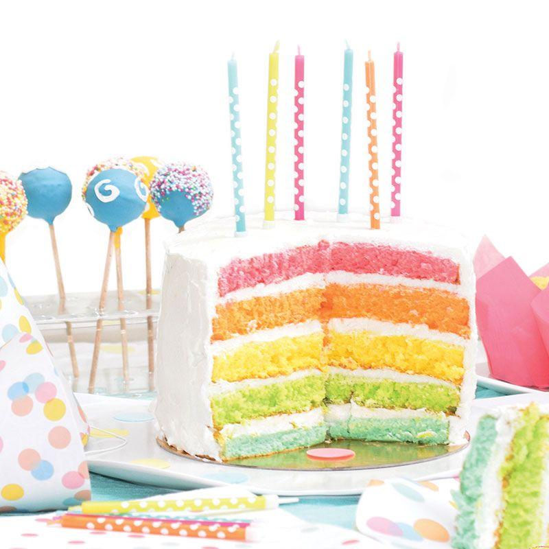 Kit rainbow cake + 7 colorants arc-en-ciel