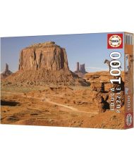 Landschafts- und Naturpuzzle – EDUCA – MONUMENT VALLEY – 1000 Teile – inklusive Fix-Puzzlekleber