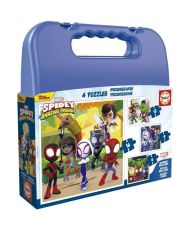 progressive Puzzles – EDUCA – Spidey & His Amazing Friends Progressive Puzzles Case