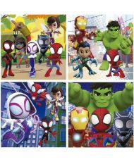 progressive Puzzles – EDUCA – Spidey & His Amazing Friends Progressive Puzzles Case