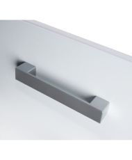 Caisson bas de cuisine 80 cm avec plan de travail inclus - Blanc Brillant