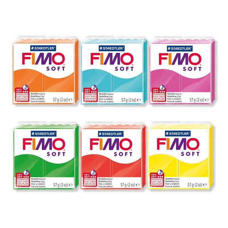 6 pains de pâte FIMO