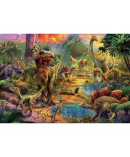 1000 Teile Puzzle - Land der Dinosaurier - EDUCA - Tiere - Spanien - Orange