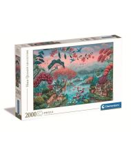 Puzzle - Clementoni - Der friedliche Dschungel - 2000 Teile - Tiere - Mehrfarbig