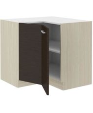 Low corner unit - light oak - 83 x 52 x 82 cm - Worktop not included