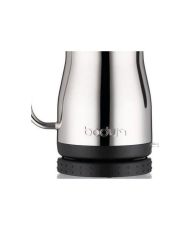 Hervidor eléctrico con caño largo, 1.200 W, 1,0 l, acero inoxidable