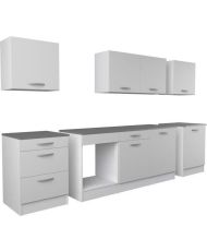 Cuisine complète - 300 cm - Blanc