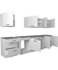 Cuisine complète - 300 cm - Blanc