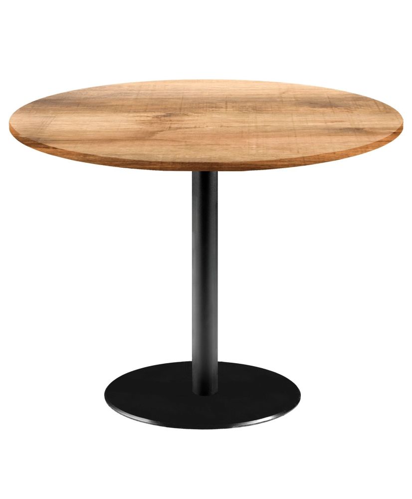 Runder Tisch Ø 120 cm – Modell Rom, helles Tanninholz Runder Tisch Ø 120 cm – Modell Rom, helles Tanninholz
