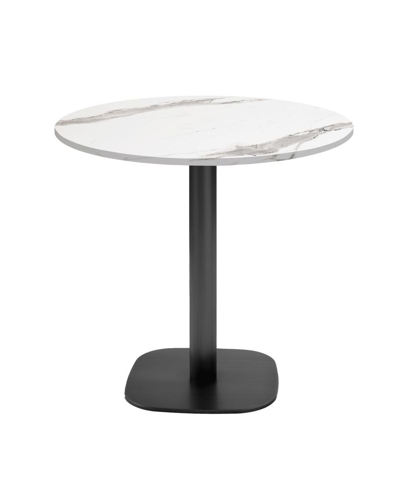 Mesa redonda Ø 70 cm - Modelo redonda mármol blanco Mesa redonda Ø 70 cm - Modelo redonda mármol blanco