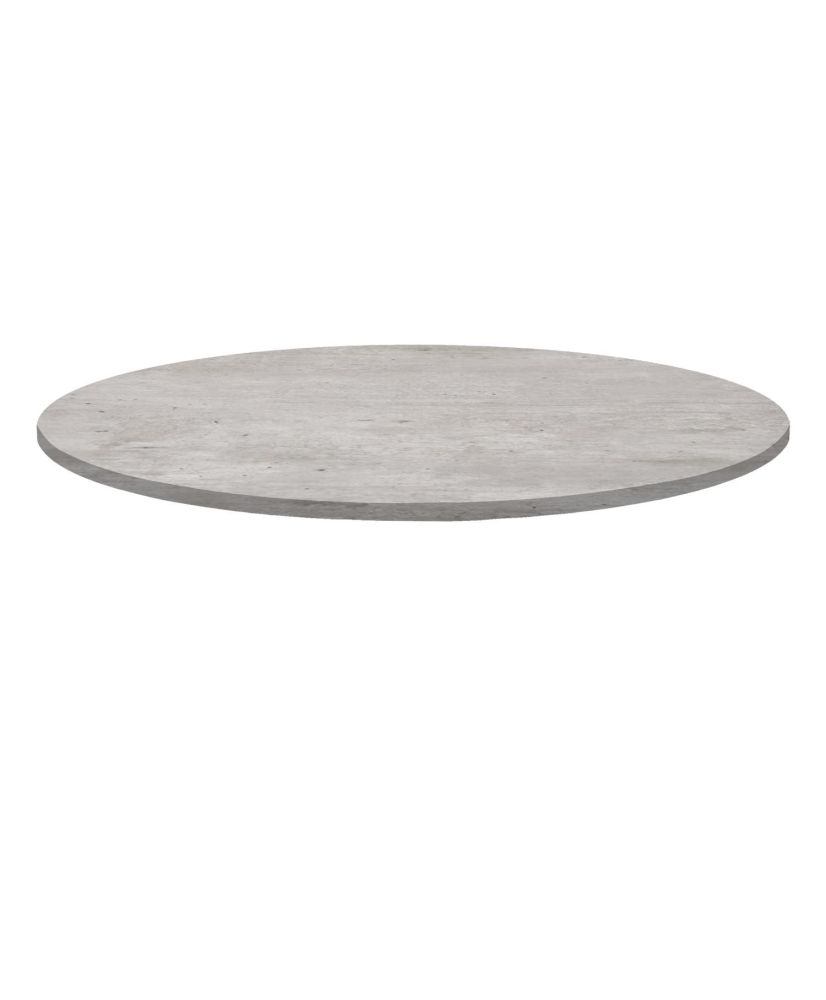 Tablero redondo Ø 120 decoración hormigón natural Tablero redondo Ø 120 decoración hormigón natural