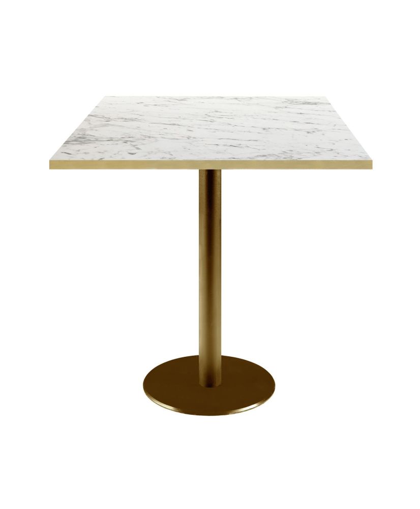 Tisch 70 x 70 cm Rom Bistro geäderter Marmor Tisch 70 x 70 cm Rom Bistro geäderter Marmor
