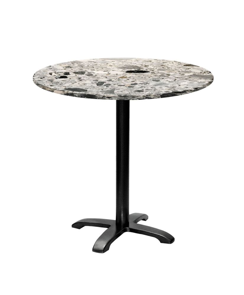 Mesa redonda Ø 80 cm - modelo Bazila terrazo cepp Mesa redonda Ø 80 cm - modelo Bazila terrazo cepp