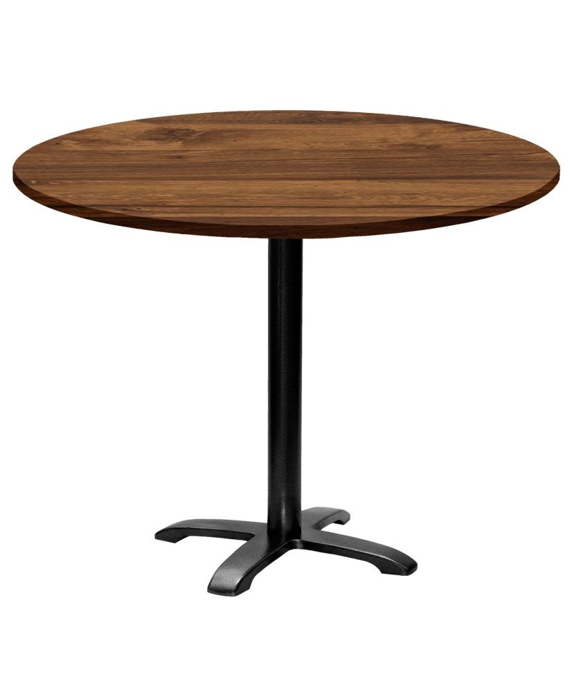 Mesa redonda Ø 110 cm - modelo Bazila Hunton roble Mesa redonda Ø 110 cm - modelo Bazila Hunton roble