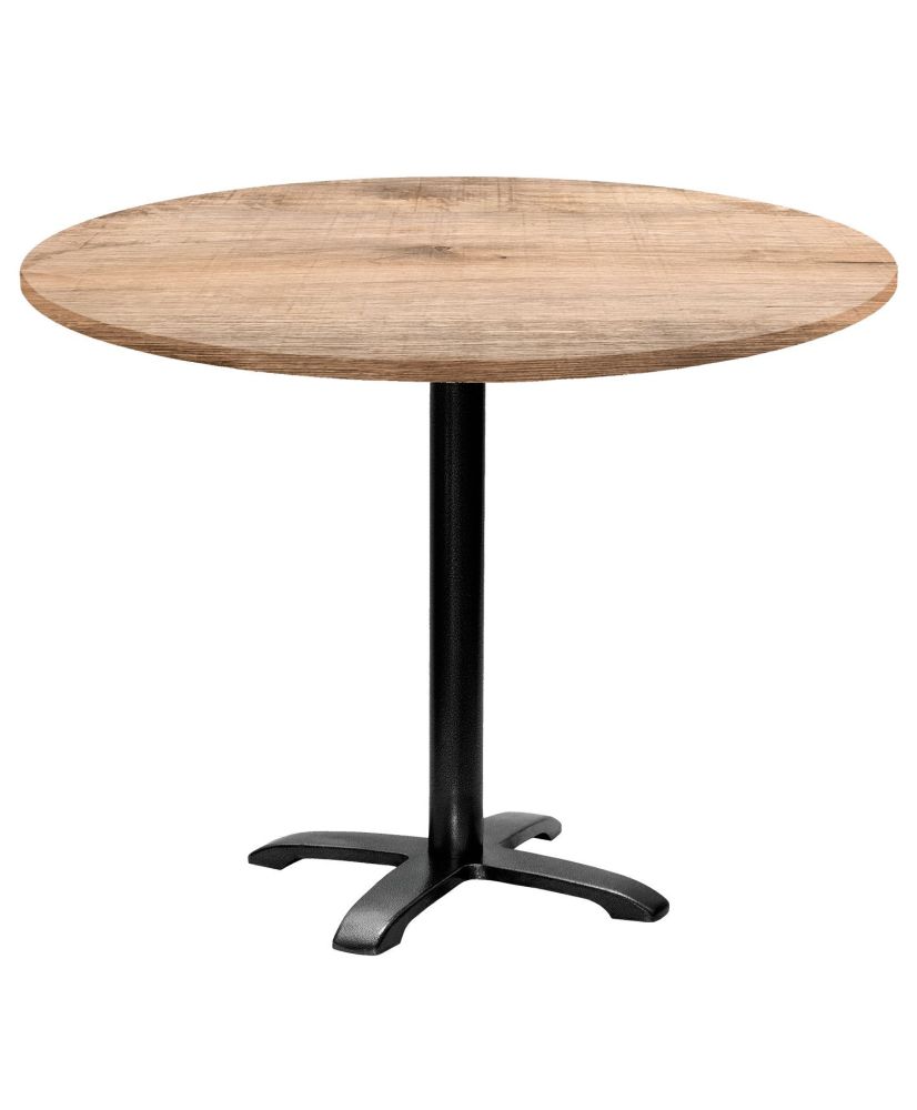 Runder Tisch Ø 110 cm – Modell Bazila mit natürlichem Tannin Runder Tisch Ø 110 cm – Modell Bazila mit natürlichem Tannin