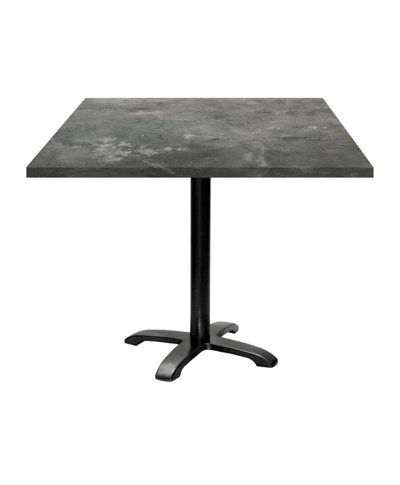 Mesa 90 x 90 cm - modelo Bazila piedra metalizada Mesa 90 x 90 cm - modelo Bazila piedra metalizada