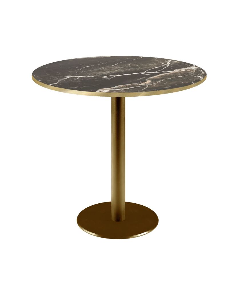 Mesa redonda Ø 70 cm Rome bistro mármol veteado Mesa redonda Ø 70 cm Rome bistro mármol veteado