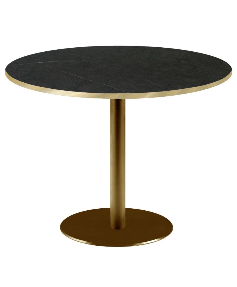 Round table Ø 120 cm Rome bistro black stone Round table Ø 120 cm Rome bistro black stone