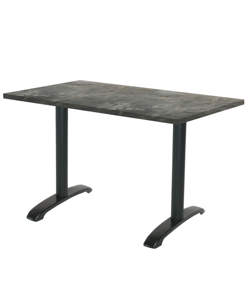 Table 160 x 80 cm - Bazila pierre métallisée Table 160 x 80 cm - Bazila pierre métallisée
