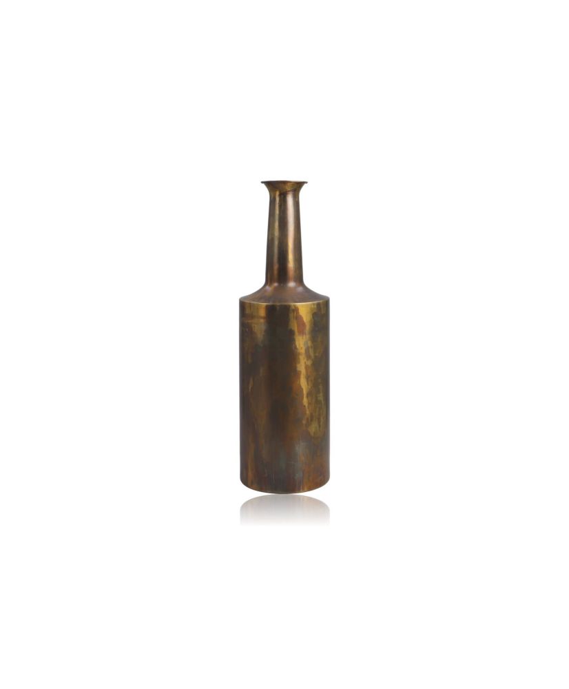 Collection HSM - Vase Bergamo Small - ø17x55 - Or - Métal Collection HSM - Vase Bergamo Small - ø17x55 - Or - Métal