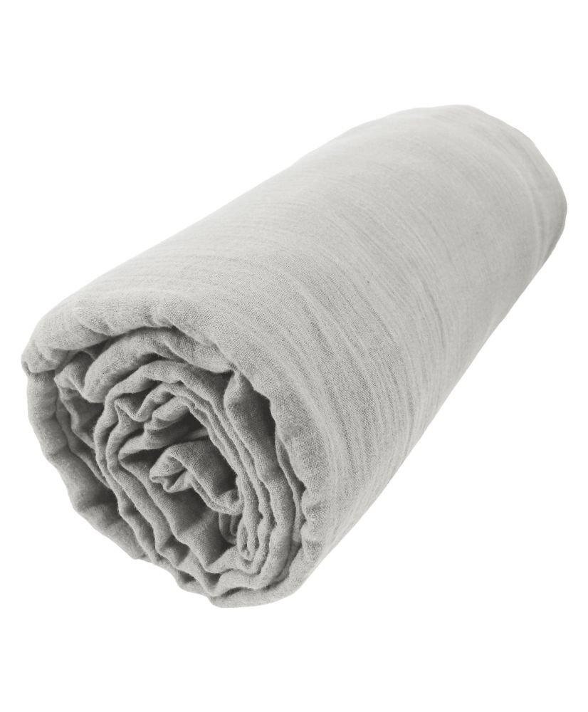 Lenzuolo con angoli 140 x 190 cm GAÏA Nuage Lenzuolo con angoli 140 x 190 cm GAÏA Nuage