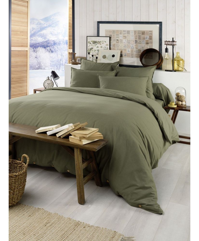 Bettbezug 240 x 220 cm CANDICE Rosmarin Bettbezug 240 x 220 cm CANDICE Rosmarin