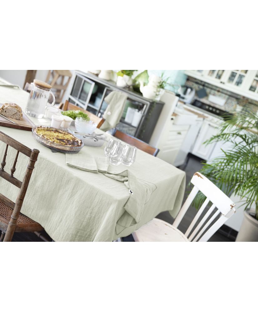 Nappe 150 x 350 cm GAÏA Vert d'eau Nappe 150 x 350 cm GAÏA Vert d'eau
