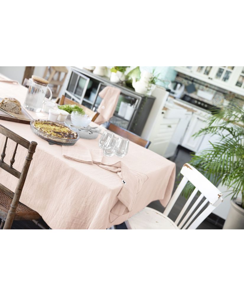 Nappe 150 x 350 cm GAÏA Guimauve Nappe 150 x 350 cm GAÏA Guimauve