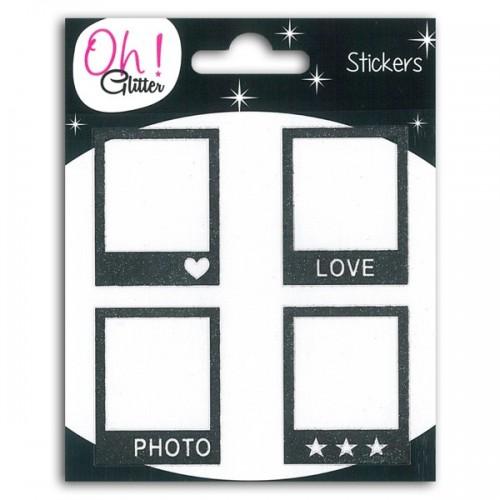 Stickers Polaroïd noirs Stickers Polaroïd noirs