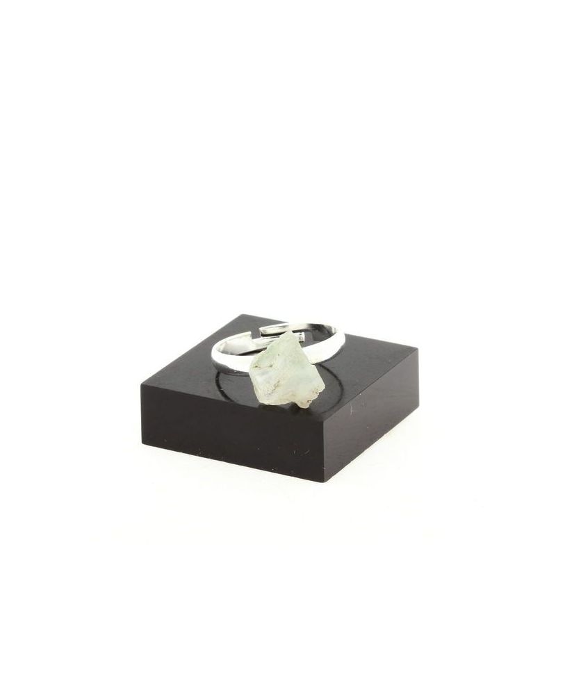 Bague Pierre de Lune brut plaqué argent 9.64 carats Bague Pierre de Lune brut plaqué argent 9.64 carats