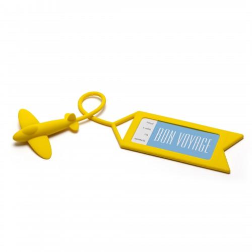 Luggage tags yellow Plane Luggage tags yellow Plane